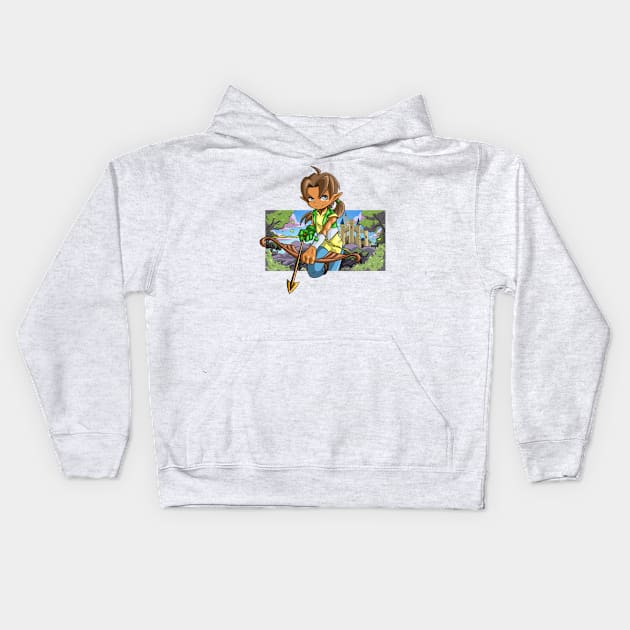 Arrow Kids Hoodie by schwmartzgraphics